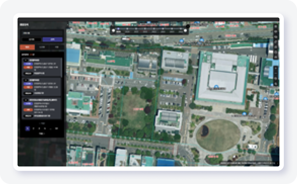 항공영상지도 2D 이미지